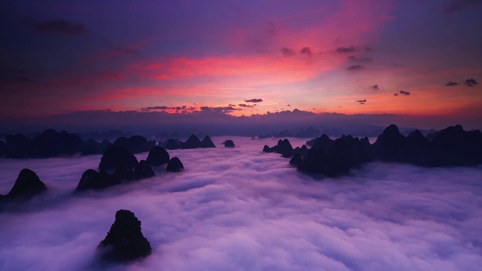 Retraso en el mar de nubes