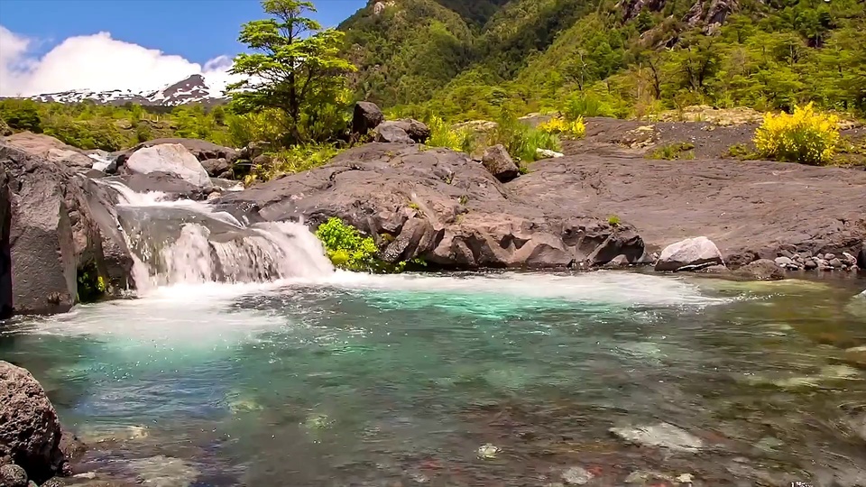 Le ruisseau entre les montagnes