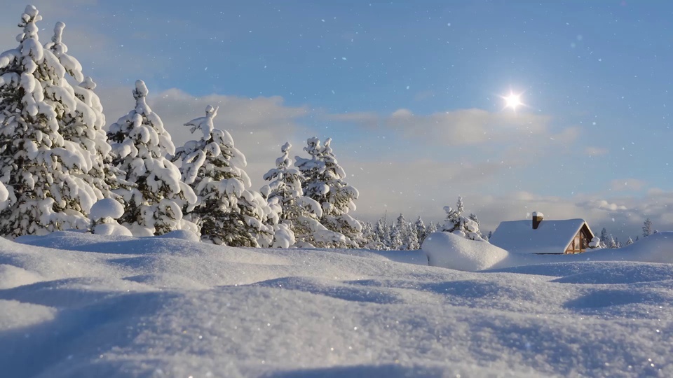 Neve pesada está caindo profusamente