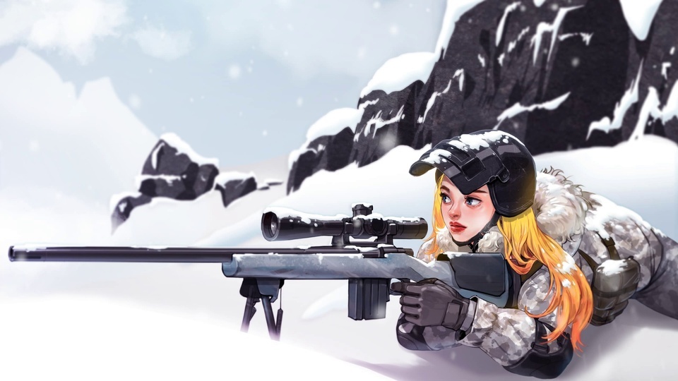 Chicken eating girl M24