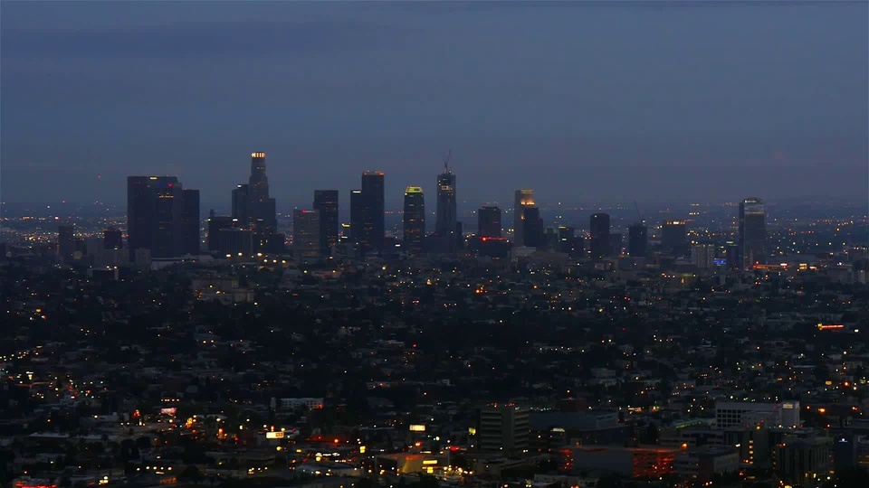 Vue de la ville la nuit