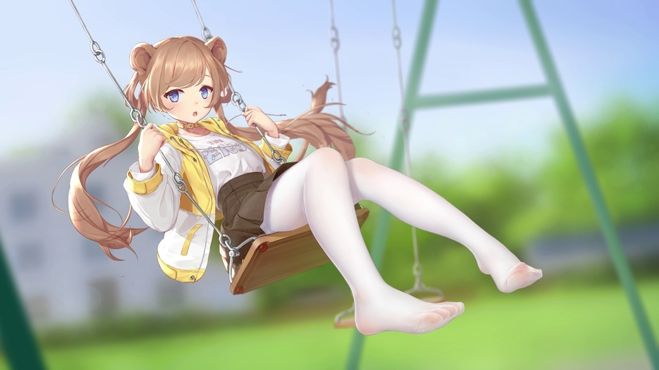 Swinging on a swing