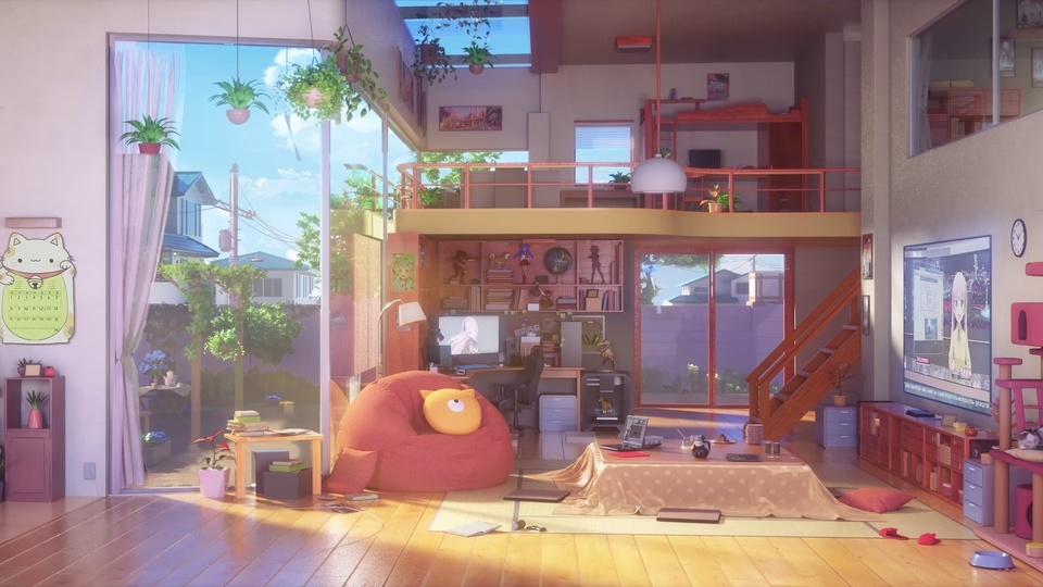 Anime Living Room