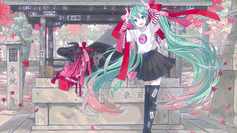 Hatsune Miku Visits the Shrine