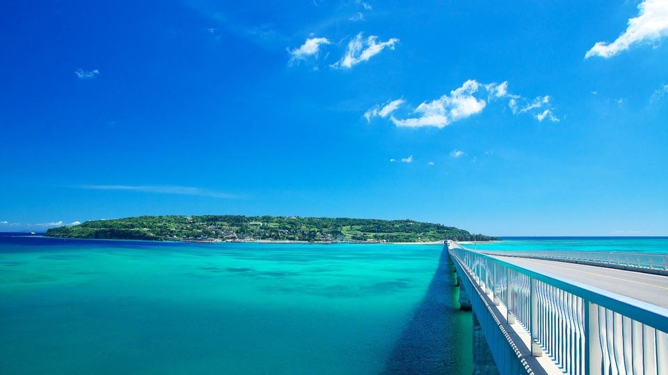 Blue sea and sky