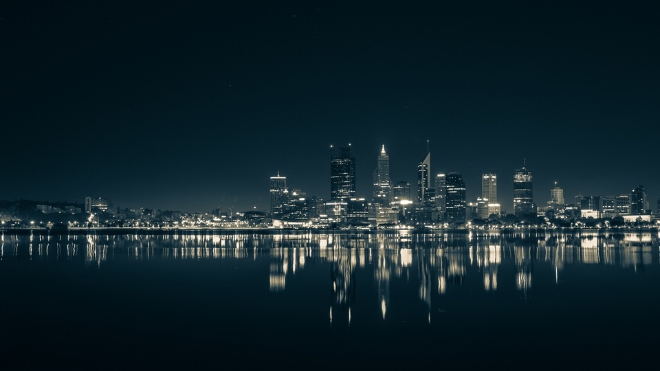 Urban Night Scene 4K