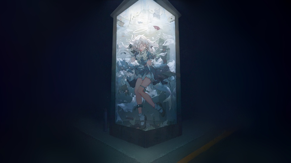 Underwater telephone booth