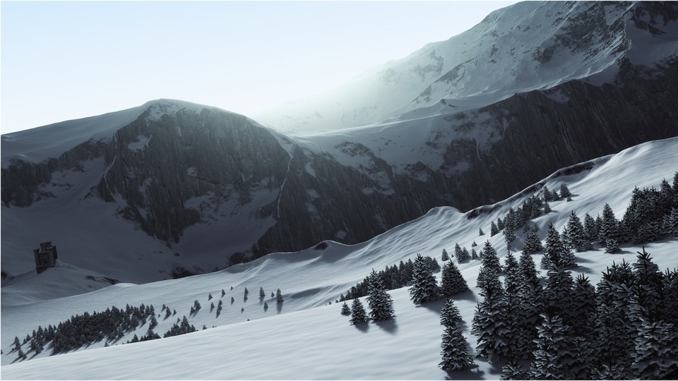 雪山风景