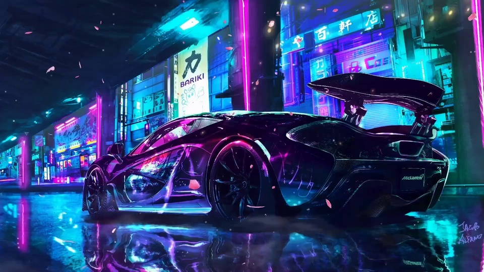 Automotive Cyberpunk McLaren