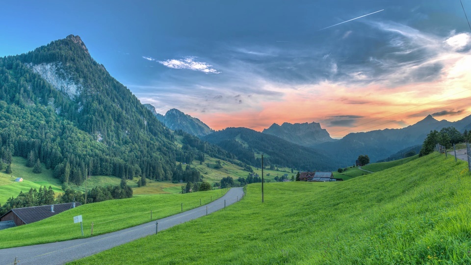 Isla Suiza de alta definición 4K