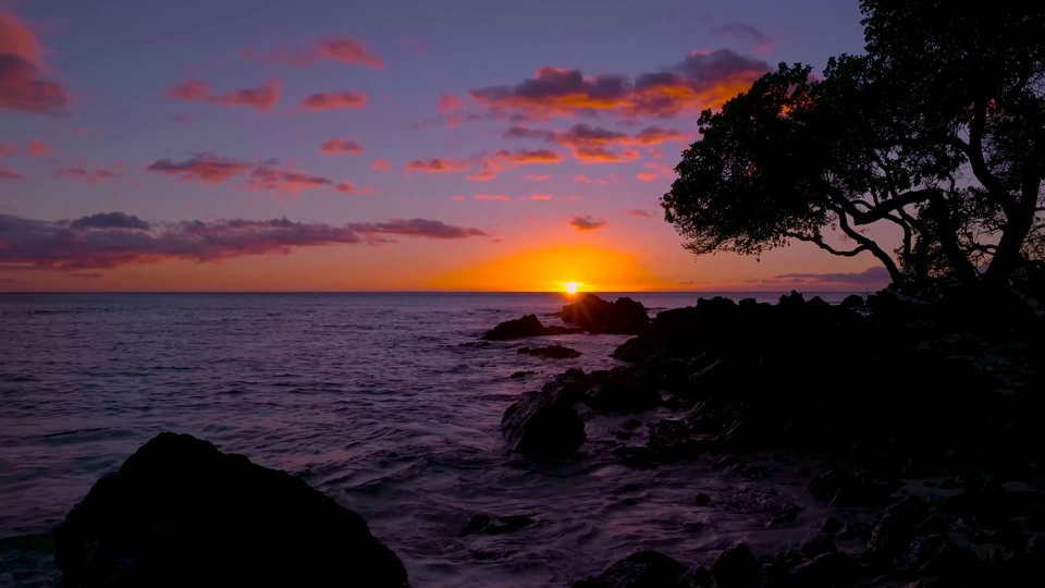 4k atardecer hawaiano