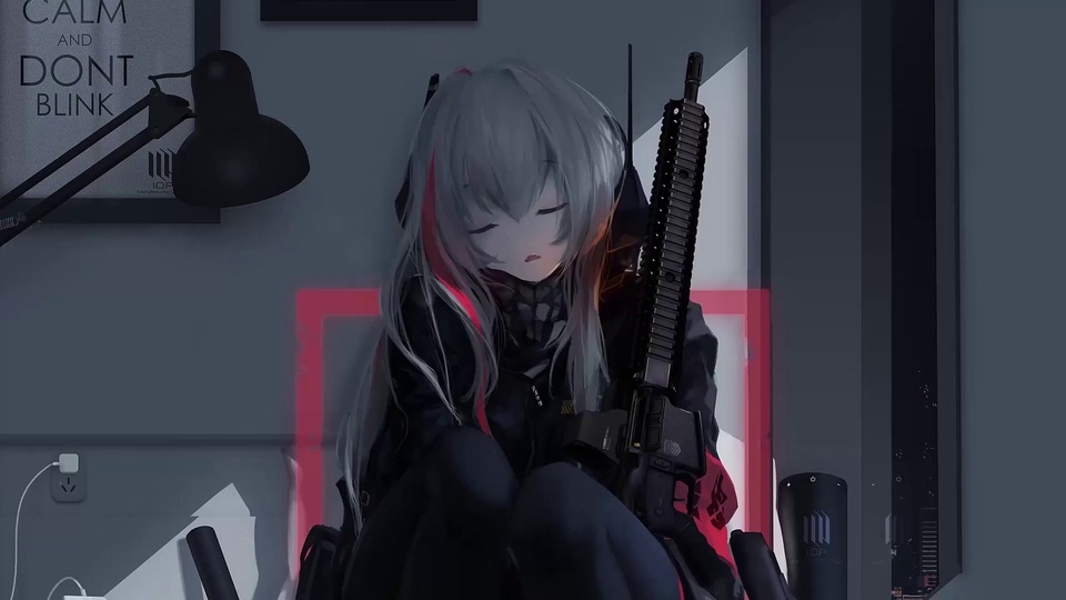 Sleeping Shooting Girl