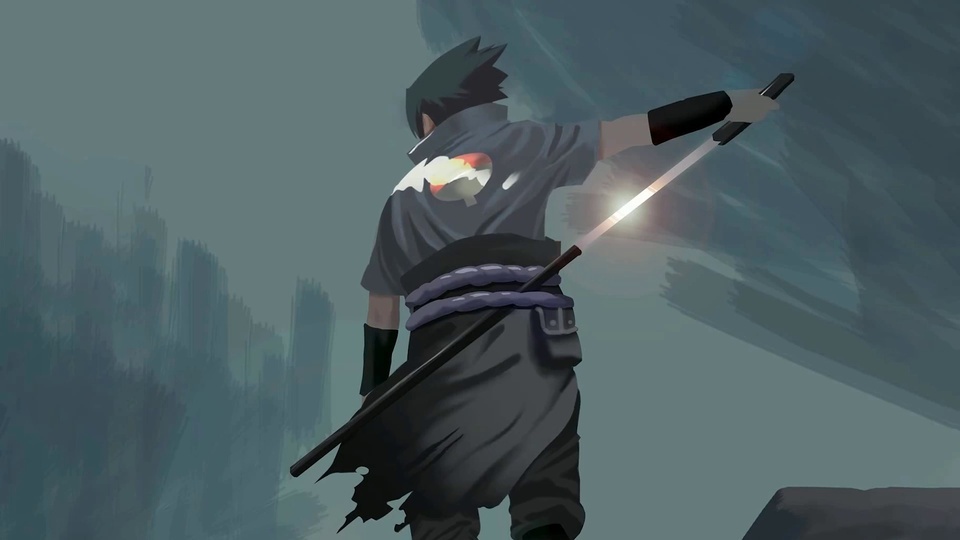 Sasuke back