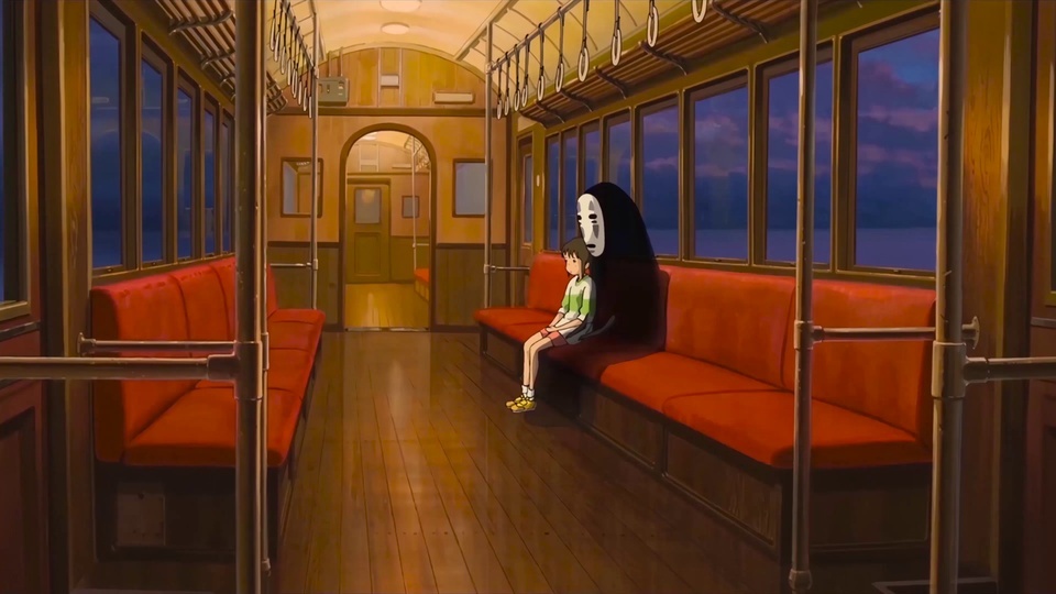 Chihiro on the 4k train