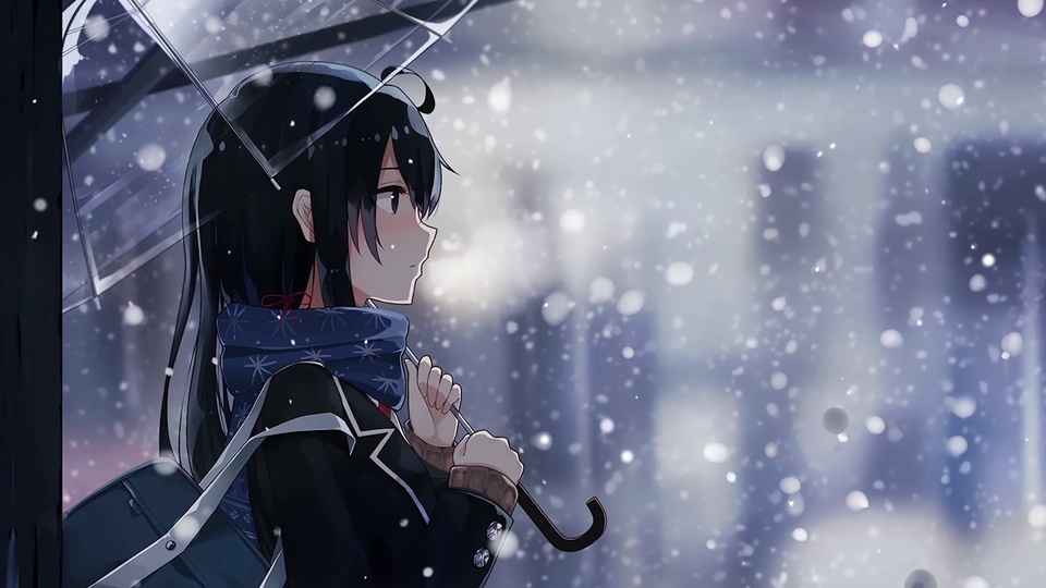 雪季少女