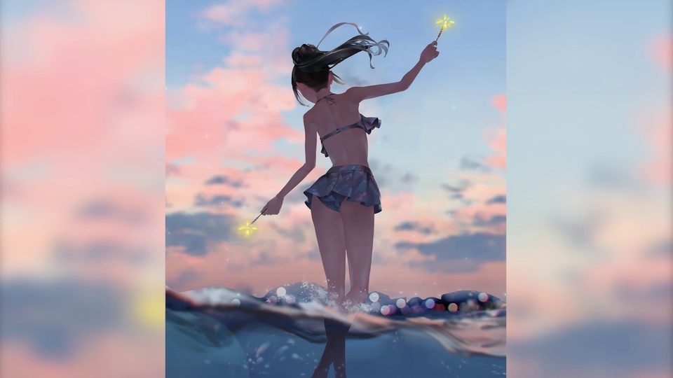 海边少女