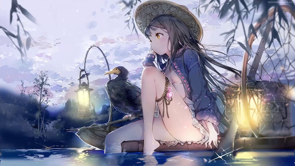 Night Fishing Girl