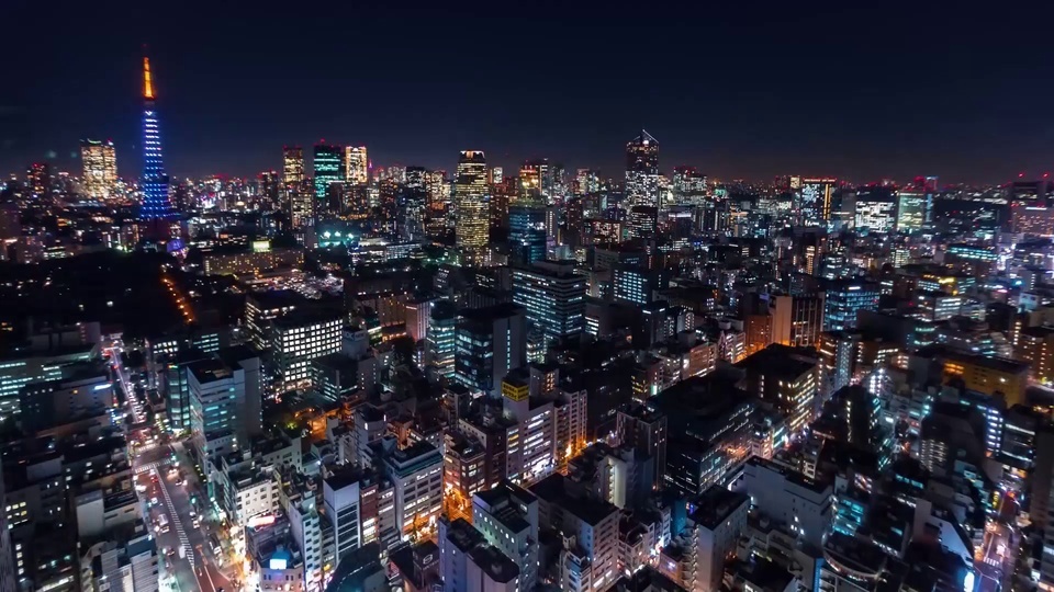 城市灯光夜景