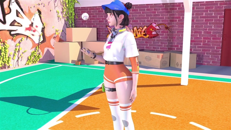 Ji Yuan Mei Baseball Girl