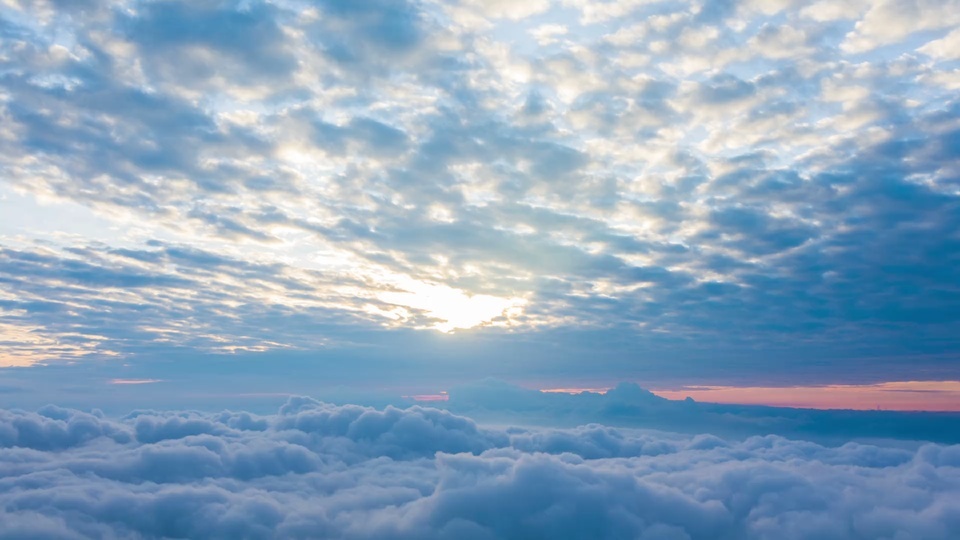 Blue sky and white clouds