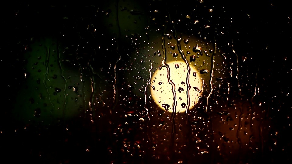 Rain outside the window