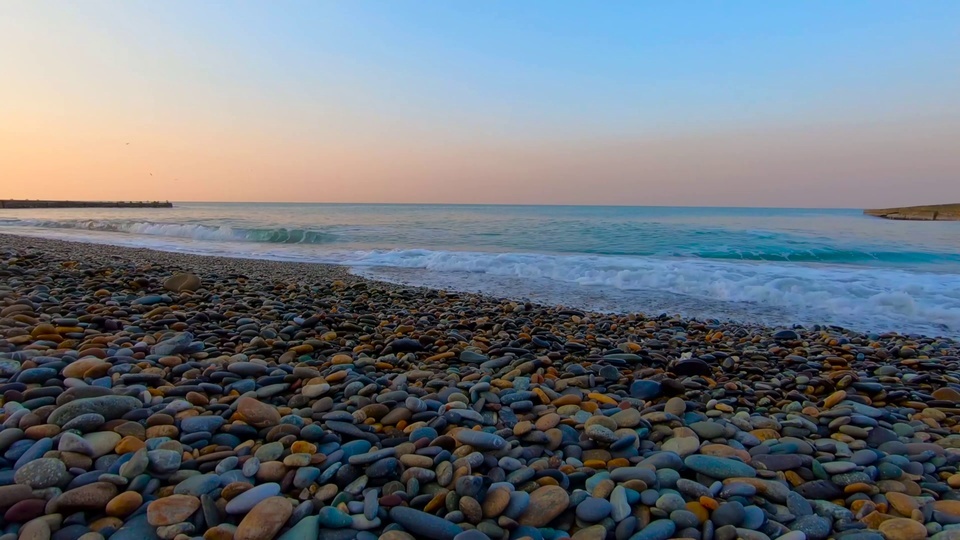 4K简约海浪