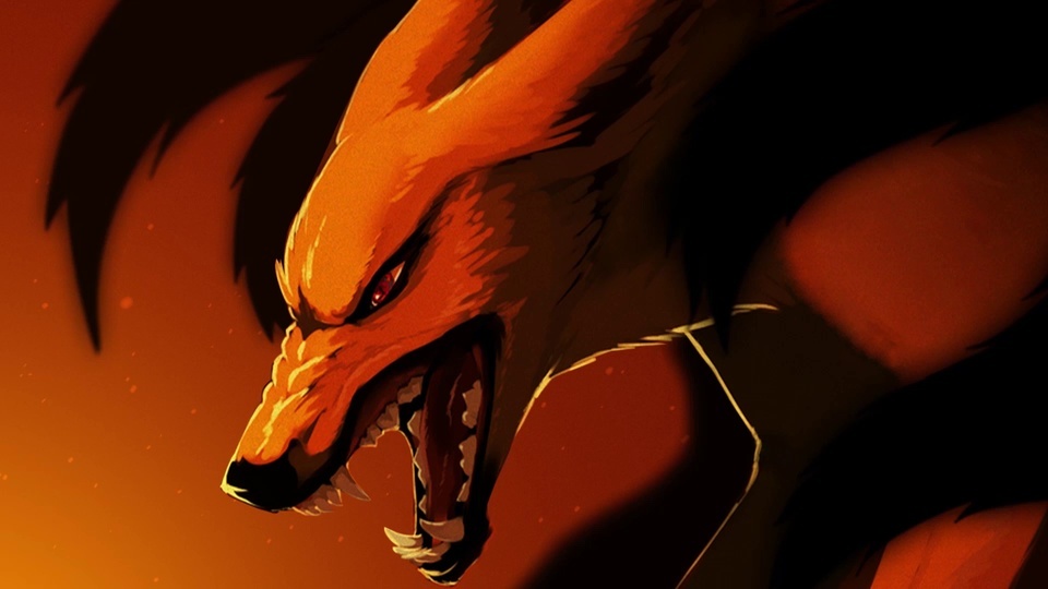 Nine-tailed demon fox