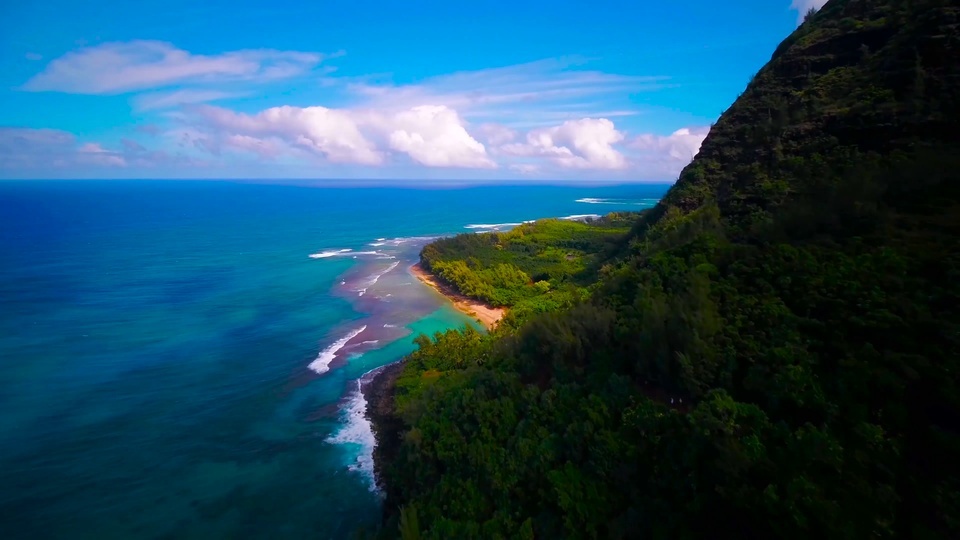 4K Mountain and Sea