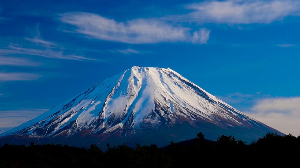 4K beautiful Mount Fuji