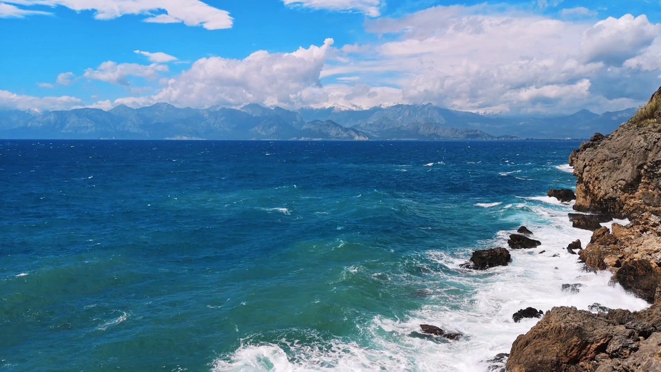 Ondas e o mar