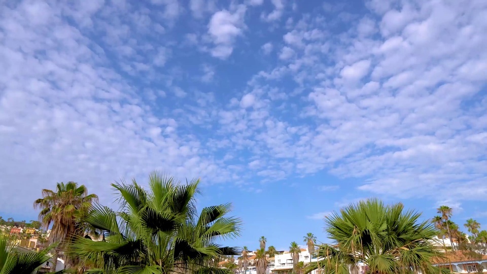 Cielo en la nube de retraso 4K