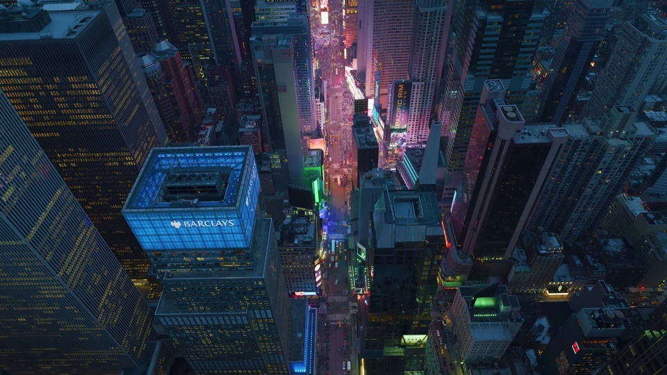 4k aerial photography of New York