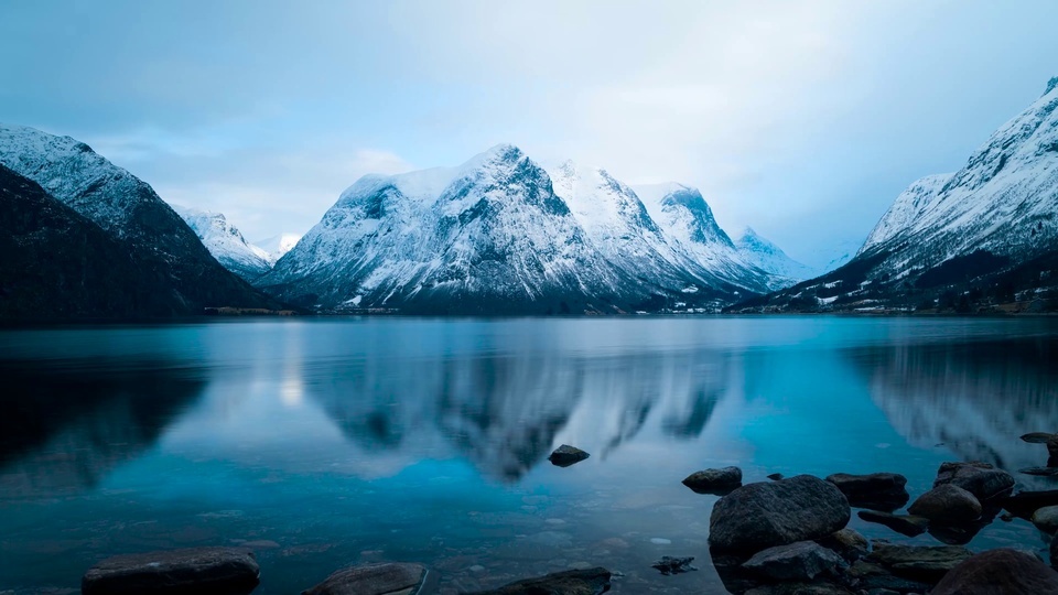 Fotografia de fiordes 4K