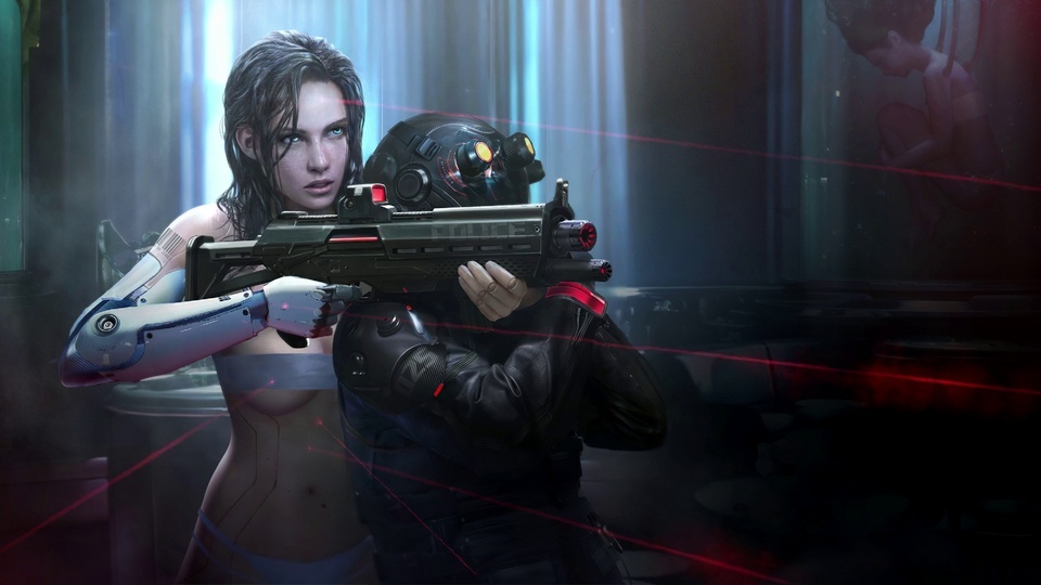 Cyberpunk hostage situation