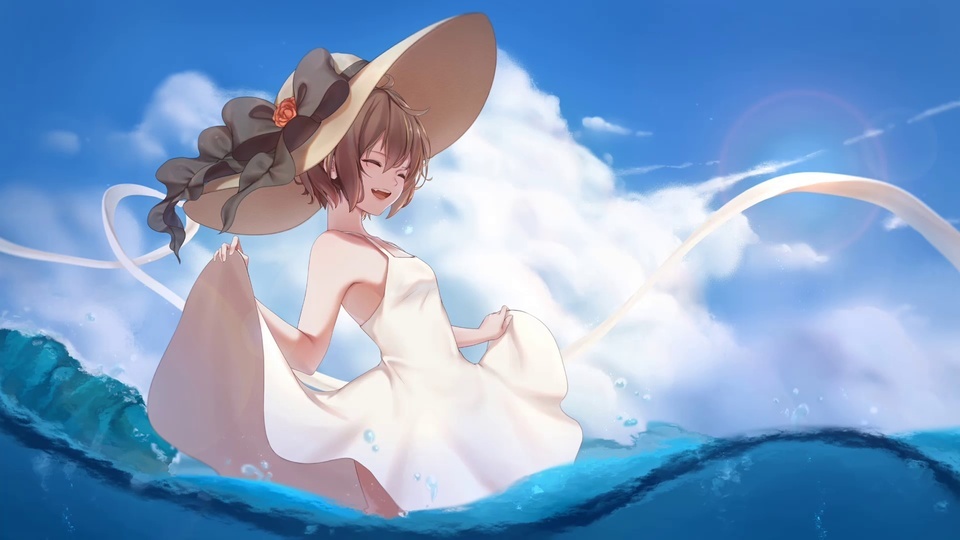 海边少女