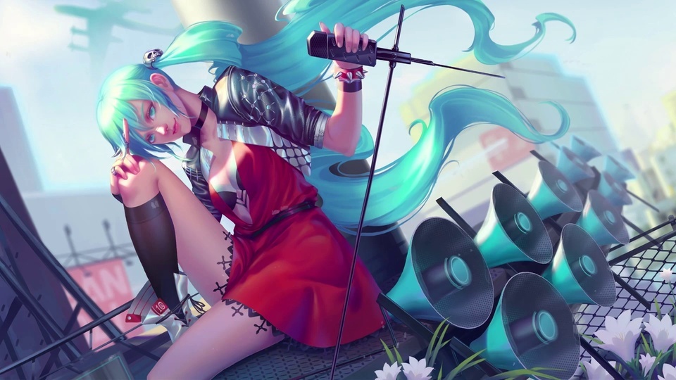 Punk band Hatsune