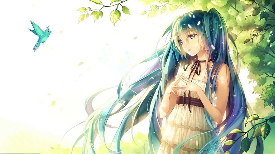 晴天鸟语唯美初音