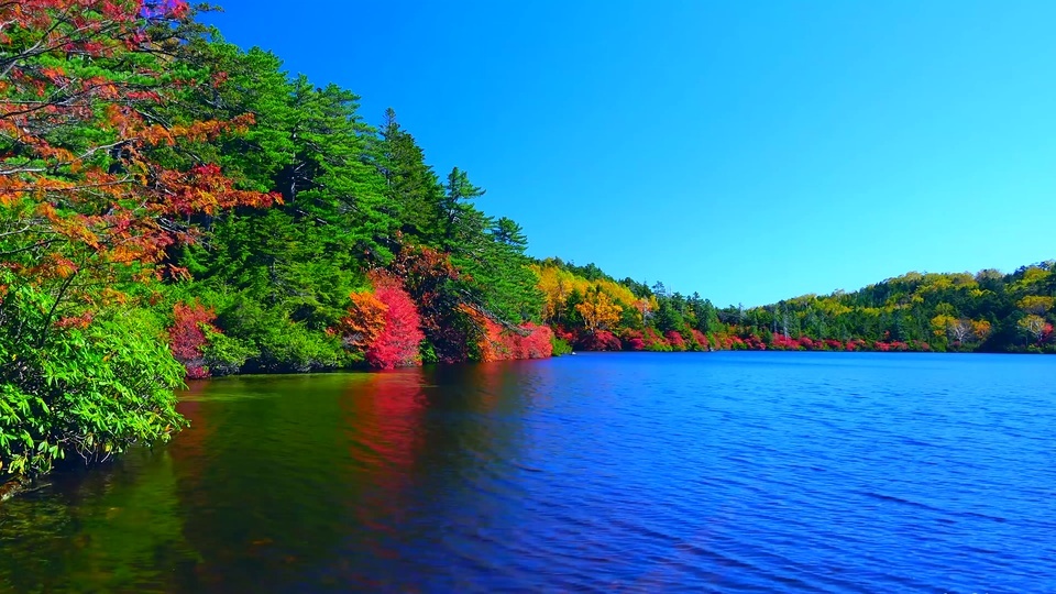 Colorful lake