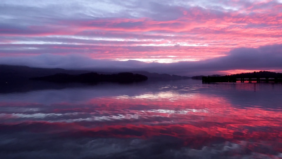 Amanecer en Escocia