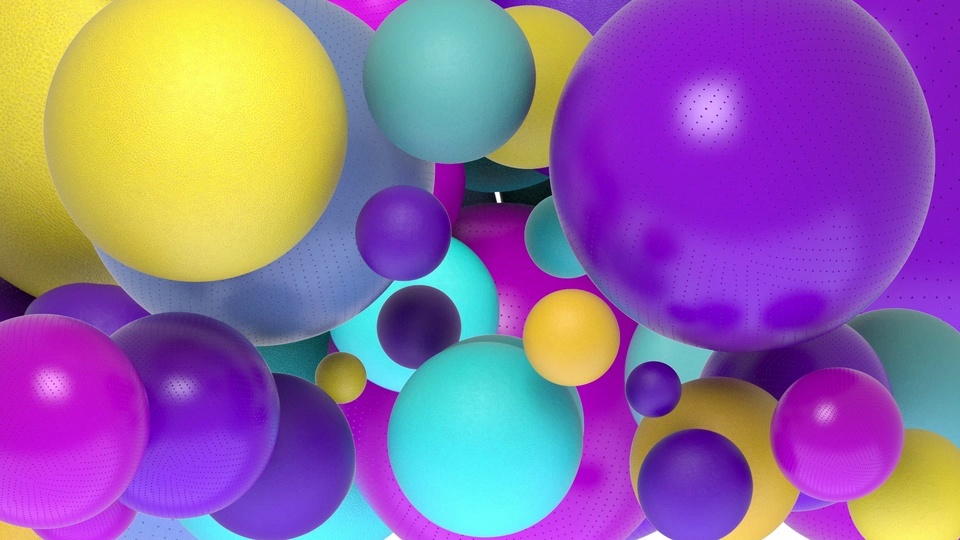 Creative color ball live wallpaper