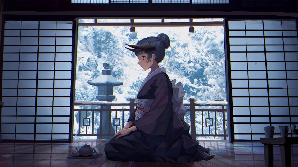 Tea ceremony girl