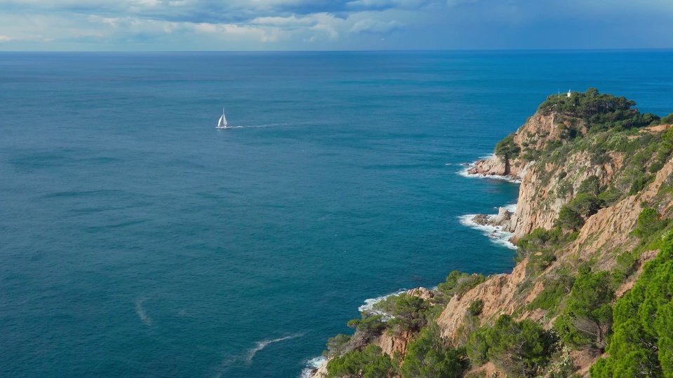 Barco de mar 4K