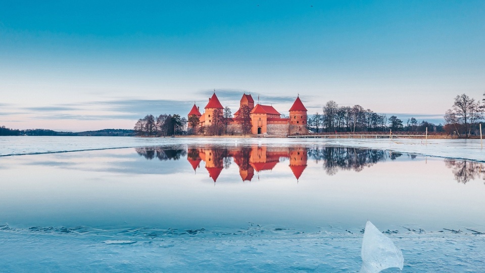 Castle in winter