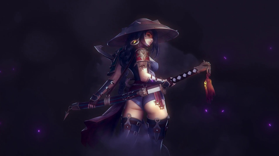 Knife Samurai Girl