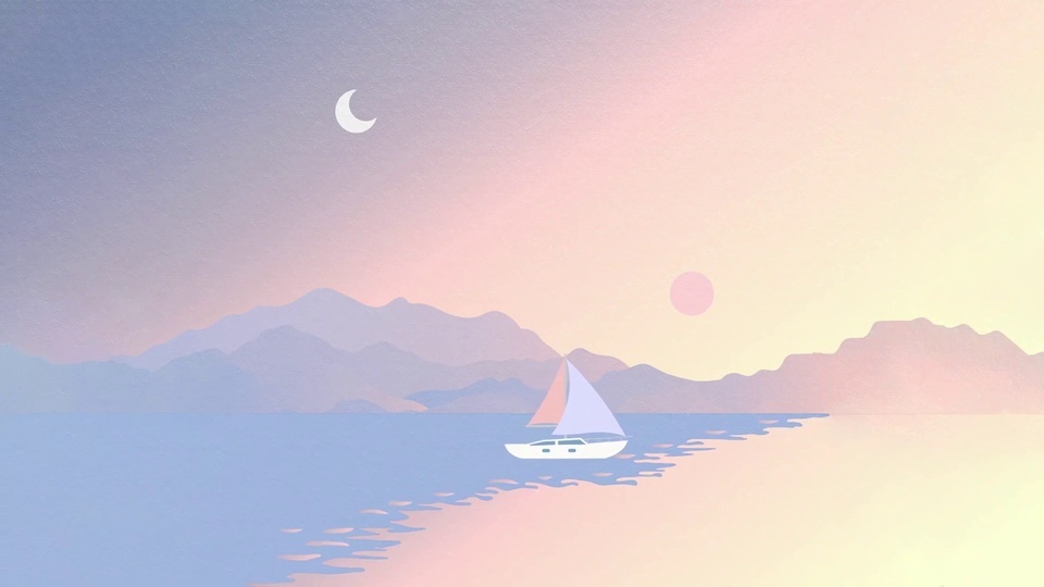 Animated sailing cycle