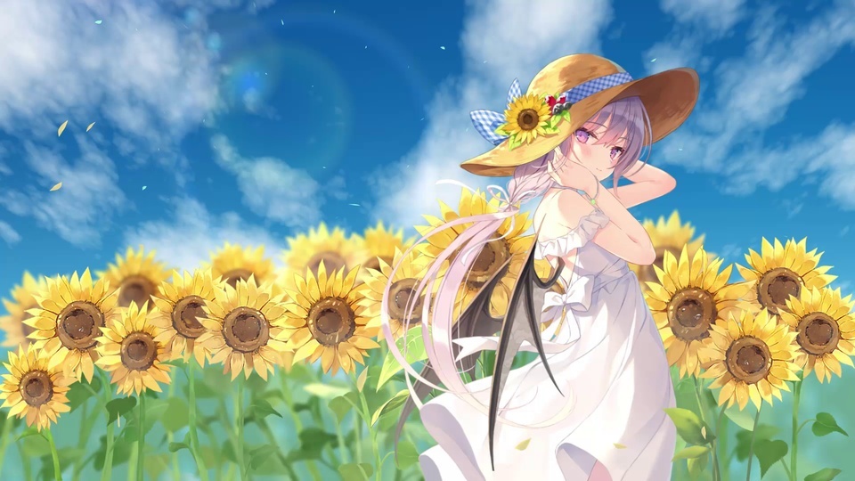 Summer Sunflower Girl