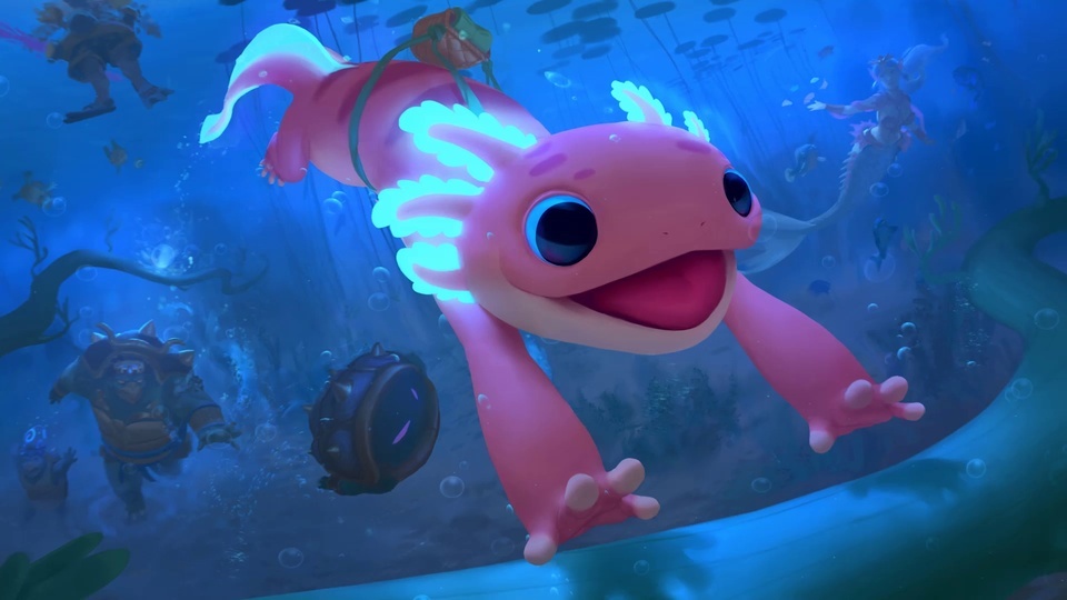 Cute underwater creatures