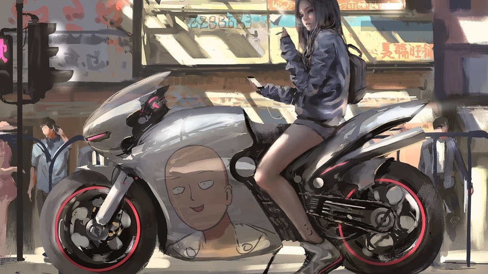 Motorcycle Girl