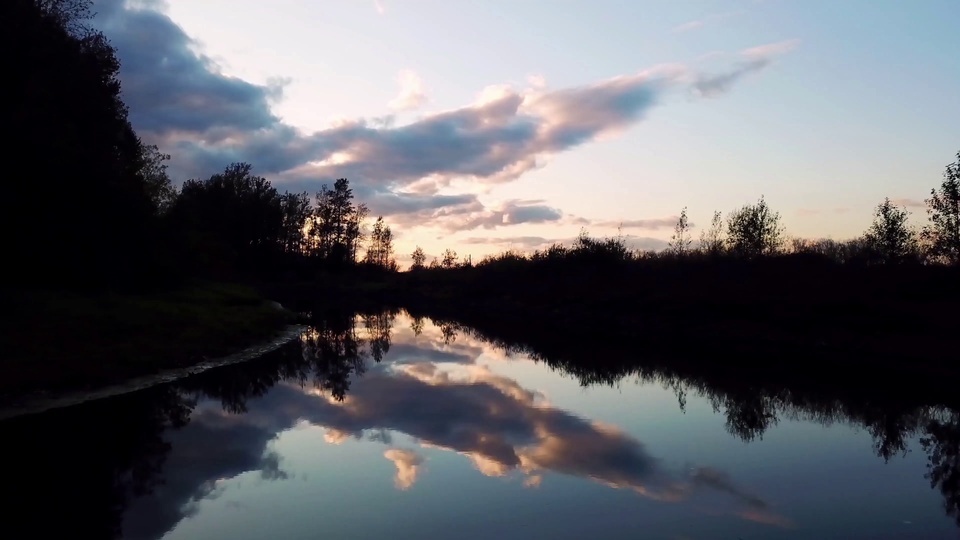 O belo pôr do sol