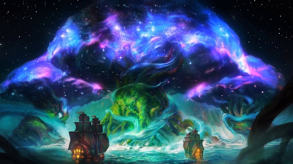 Cosmic Forest Dream Island